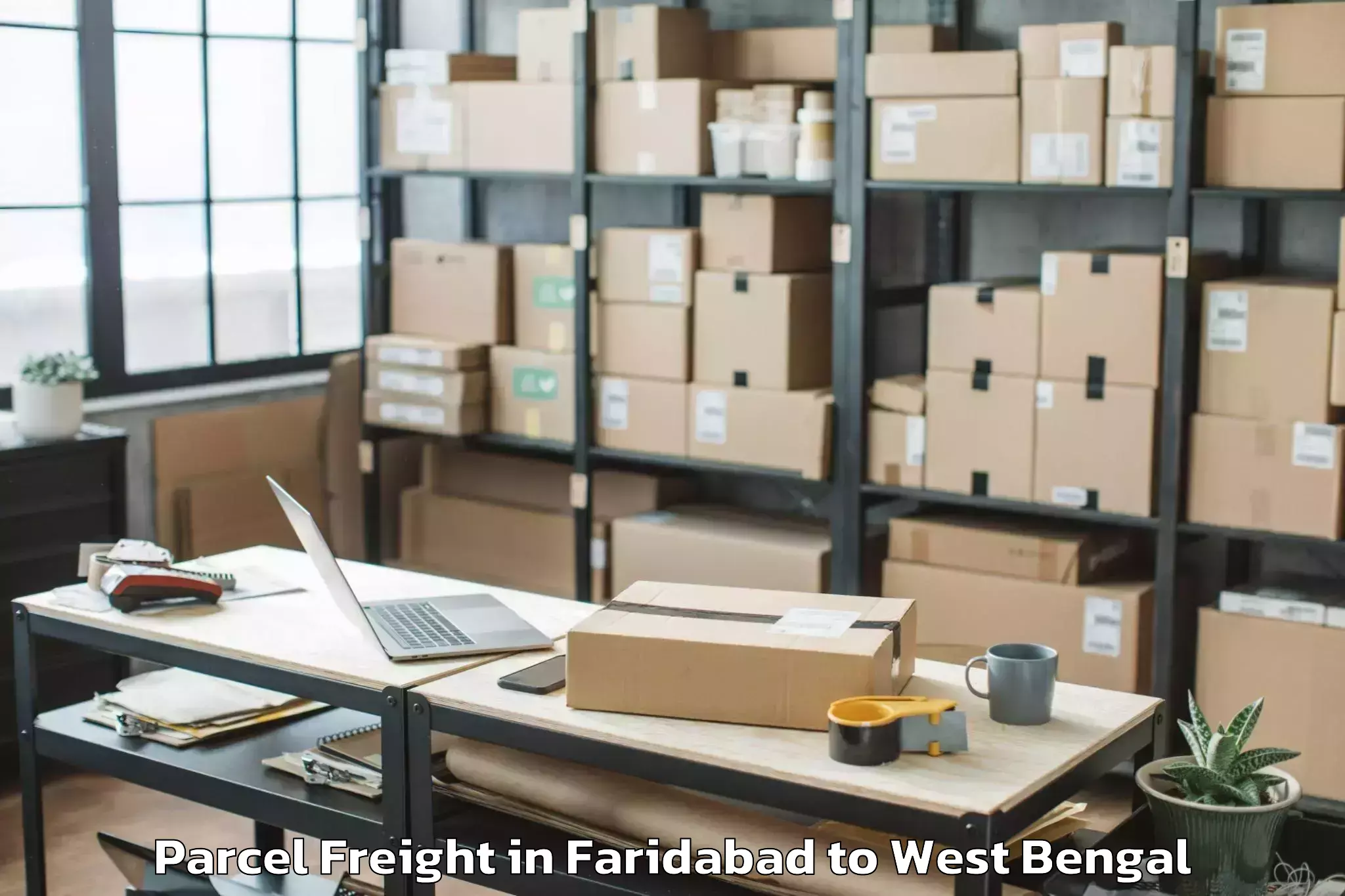 Leading Faridabad to Raiganj University Raiganj Parcel Freight Provider